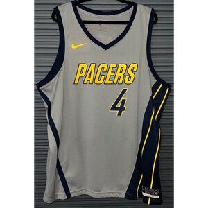 Nike Pacers Victor Oladipo Swingman Jersey Gray NBA 56 Mens Basketball Tank Top